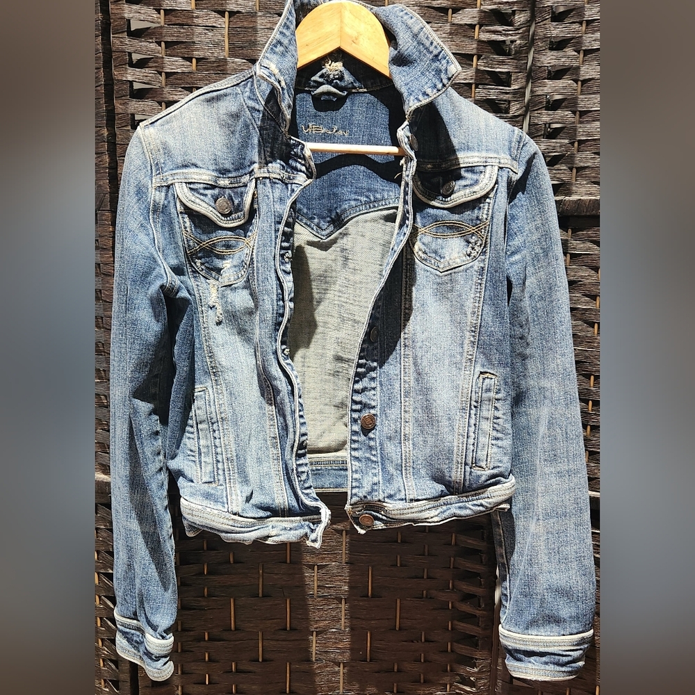 Distressed Jean Jacket